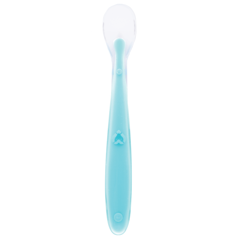 Colher Anatômica em Silicone Azul - Buba