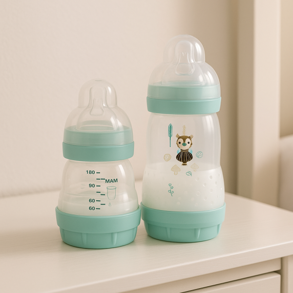 Kit Mamadeiras Easy Start 130Ml + 260Ml Anticólica Verde - MAM