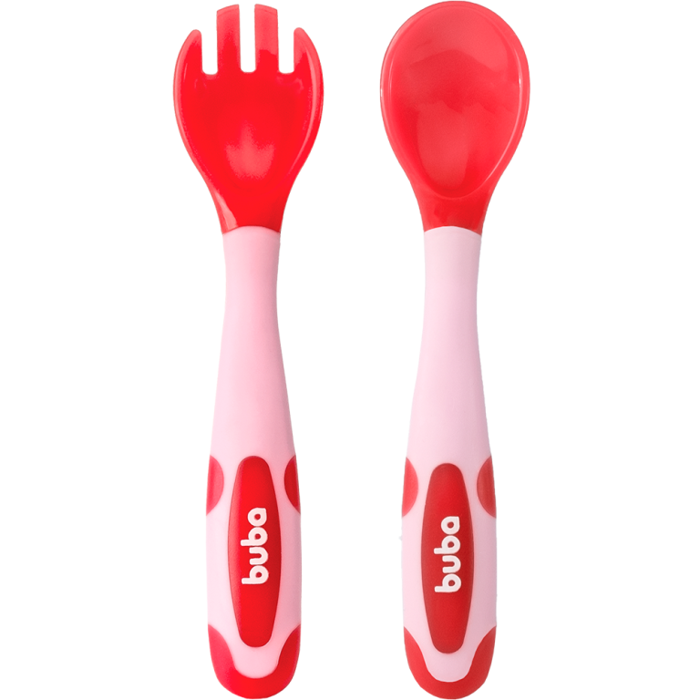 Kit Talher Flexível e Termossensível Rosa - Buba