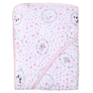 Toalha de Banho Bebê Soft 100% Algodão - Amiguinhas