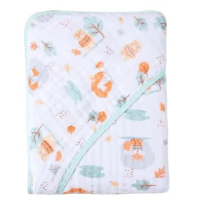 Toalha de Banho Bebê Soft 100% Algodão - Bosque