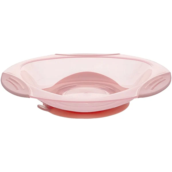 Pratinho com Ventosa Buba Antiderrapante - Rosa