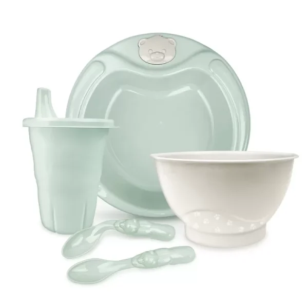 Kit Alimentação Infantil Verde - Adoleta Bebê