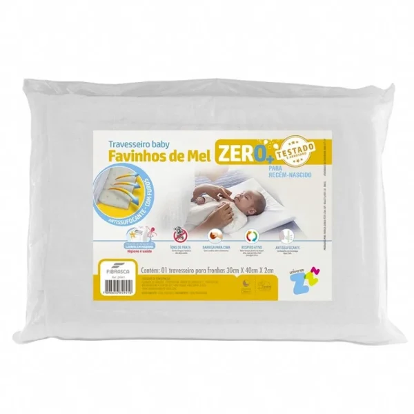 Travesseiro Favinhos de Mel Baby Recém Nascido