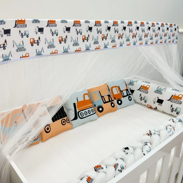 Kit Berço Trança 10 Peças - Caminhãozinho