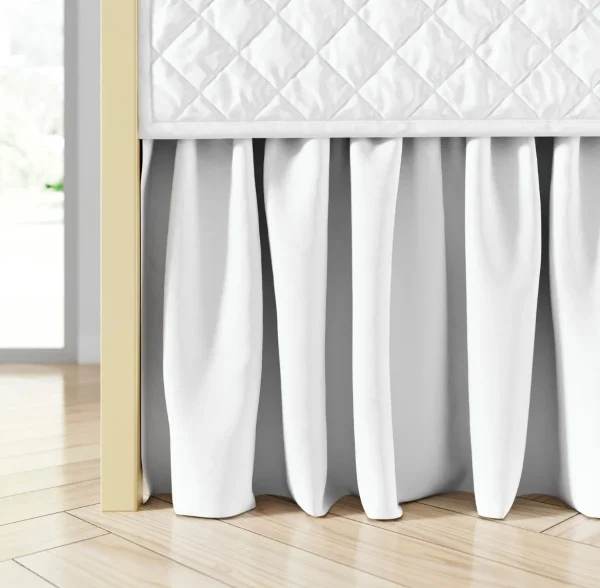 Saia de Berço Microfibra Padrão Americano - Branco