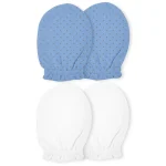 Kit De Luvas de Malha Tamanho Único 02un Azul -  Papi