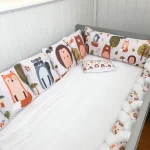 Kit Berço Trança 10 Peças - Floresta