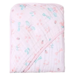 Toalha de Banho Bebê Soft 100% Algodão - Borboletas