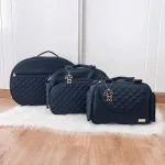 Kit Bolsa Luxo - 3 Peças Azul Marinho