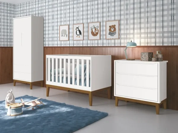 Jogo de Quarto Classic - Branco Fosco