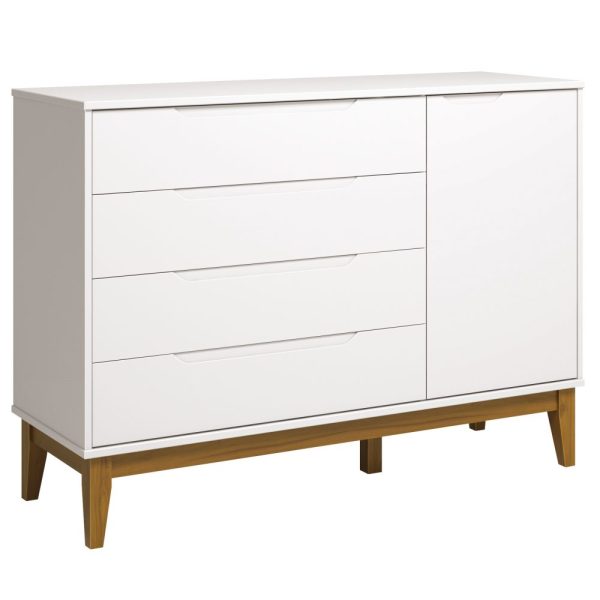 Cômoda Elfe Classic Sapateira Reller - Branco Fosco