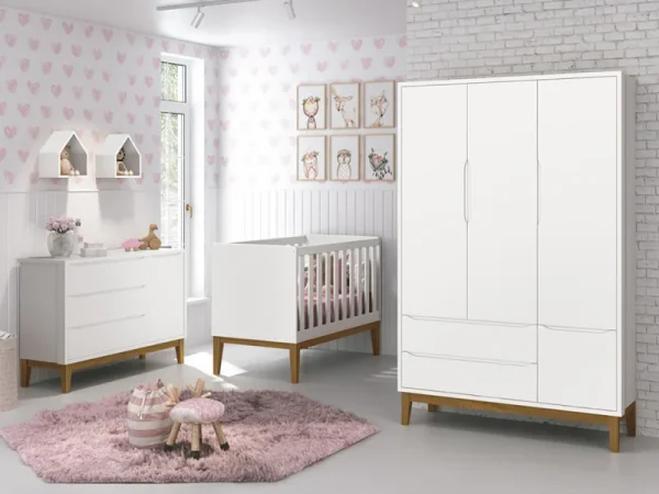 Jogo de Quarto Classic - Branco Fosco