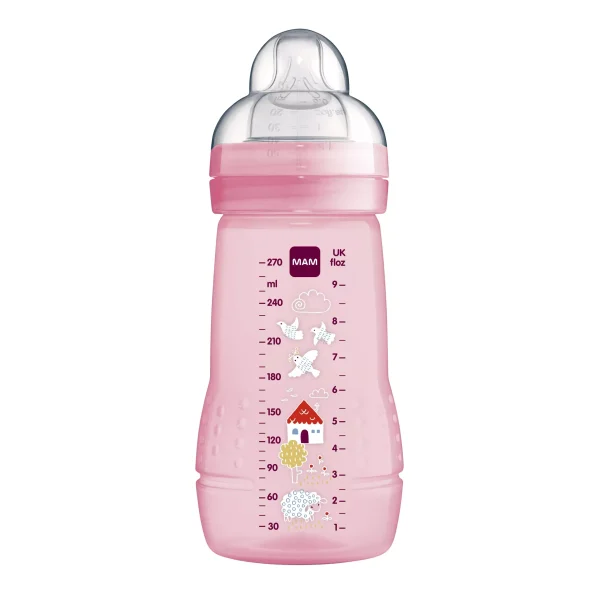 Mamadeira Easy Active 270ml Rosa - MAM