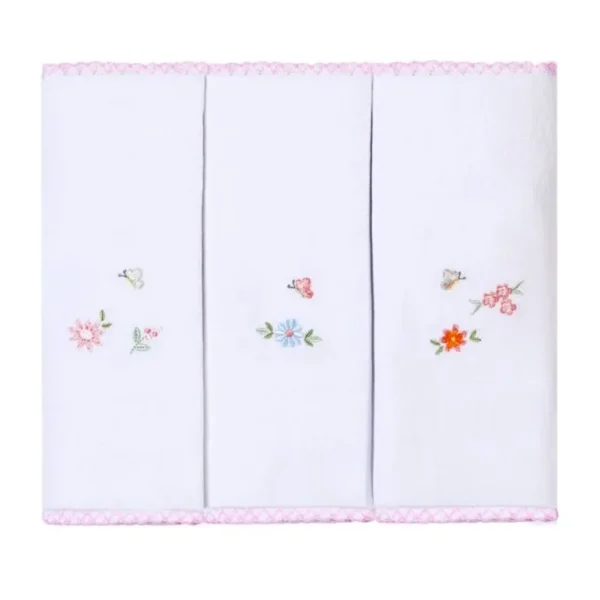 Pano de Boca Bordado - Floral