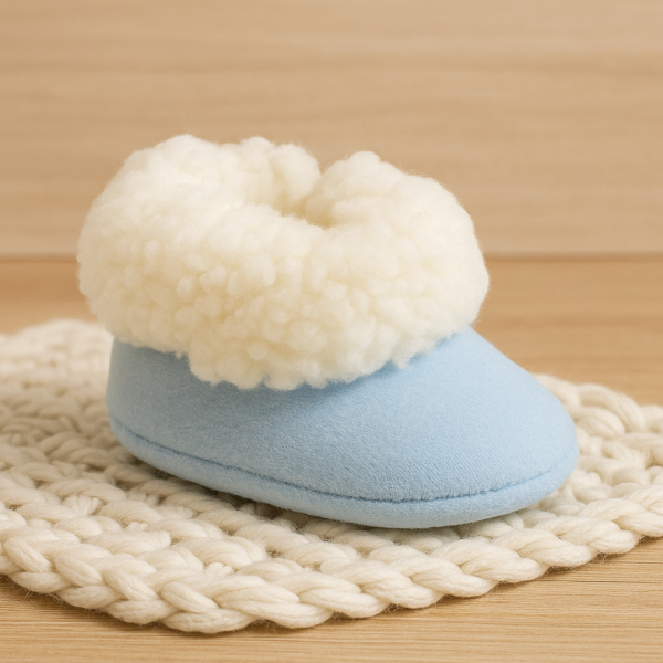 Pantufa Bebê Menino Azul - Baby