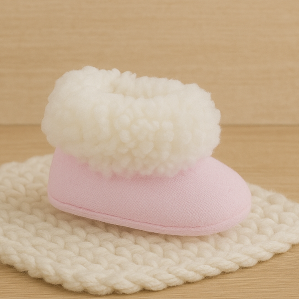 Pantufa Bebê Menina Rosa - Baby