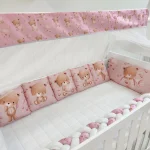 Kit Berço Trança 10 Peças - Ursinha Carinhosa