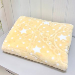 Cobertor Dupla Face Super Soft - Amarelo