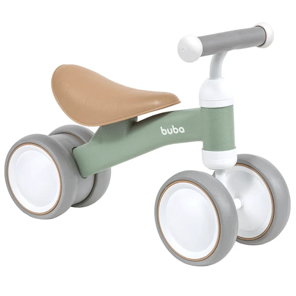 Bicicleta de Equilíbrio 4 Rodas Buba - Verde