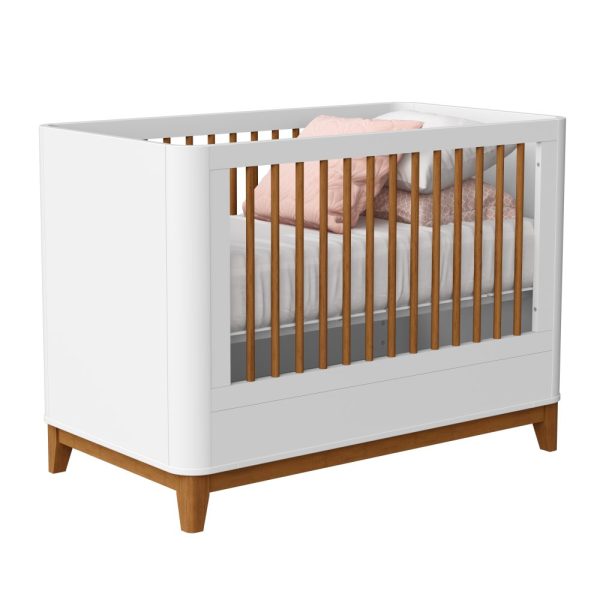 Berço Boom Plus Classic Reller - Branco Fosco