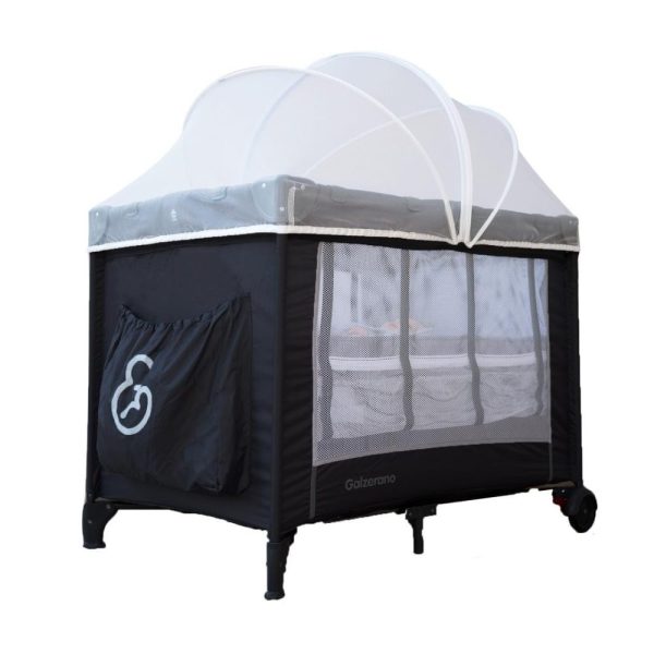 Berço Cercado Portátil Affetto Preto - Galzerano