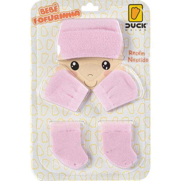 Kit Maternidade Fofurinha Recém Nascido - Rosa Bebê