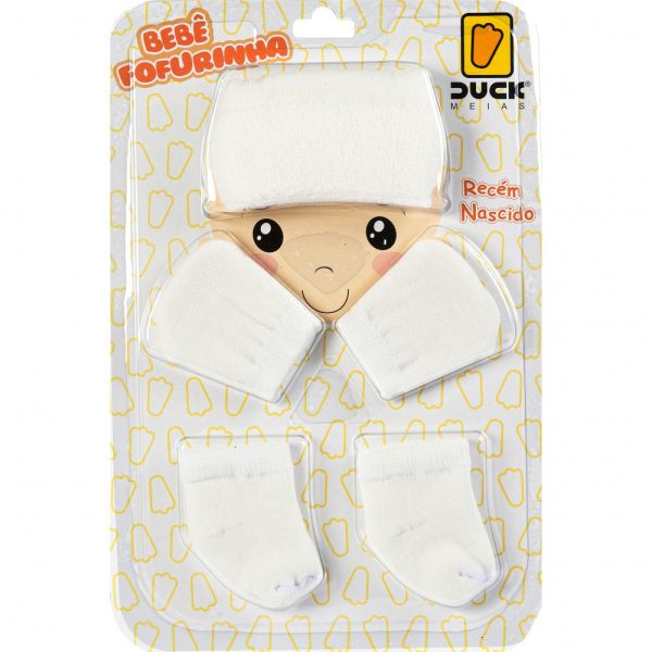 Kit Maternidade Fofurinha Recém Nascido - Off White