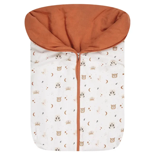 Saco de Dormir 100% Algodão - Terracota