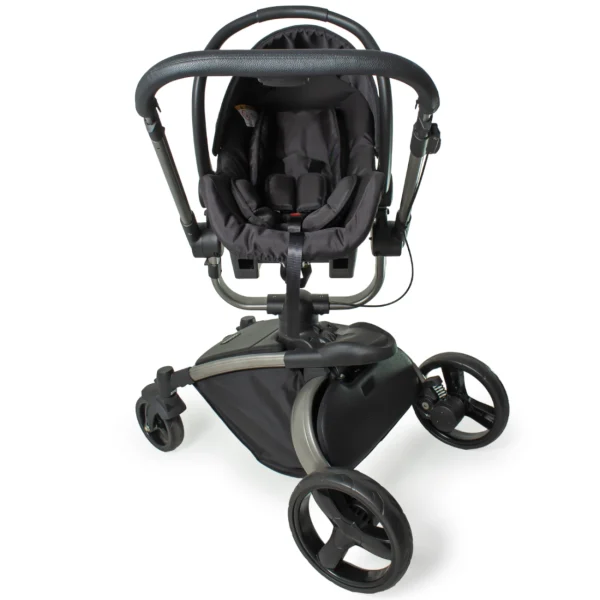 Kit Carrinho de Bebê Vulkan + Bebê Conforto + Base - Galzerano Cinza - Image 8