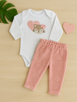 Conjunto Bebê - Gatinha Rose
