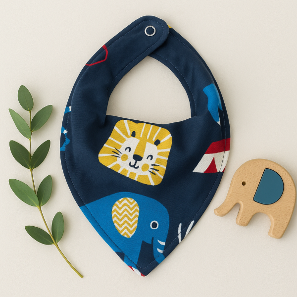 Babador Bandana Bebê Circo– Guube