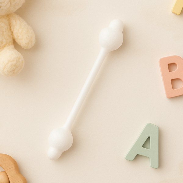 Cotonete Antigerme para Bebê - 50 Unidades