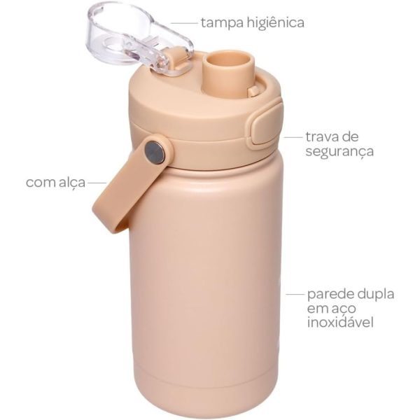 Copo Térmico Parede Dupla – Buba Bege - Image 2