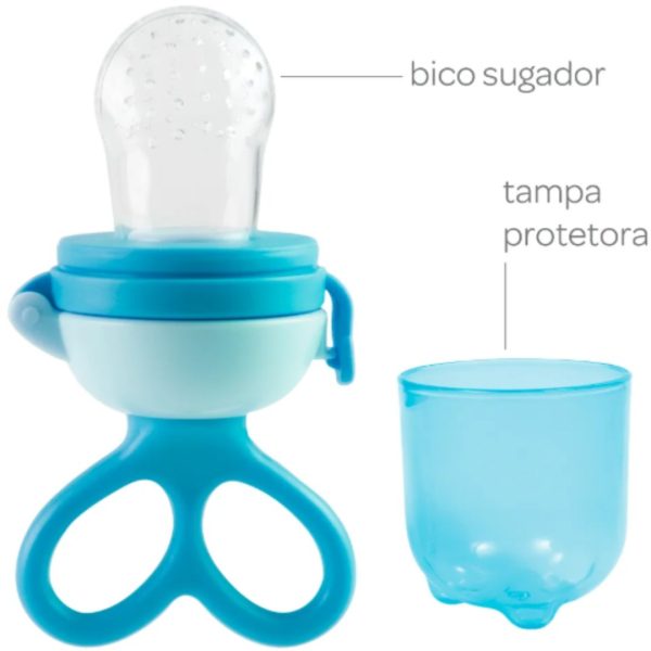 Porta Frutinhas Sugador em Silicone - Buba Azul - Image 2
