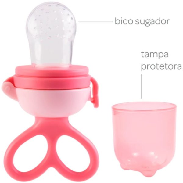 Porta Frutinhas Sugador em Silicone - Buba Rosa - Image 2