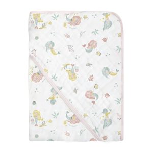 Toalha de Banho Bebê Soft 100% Algodão - Sereia