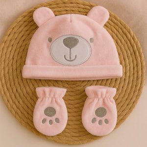 Kit Maternidade Bebê Ursinho Plush - Rosa