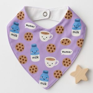 Bandana Impermeável para Bebê - Coffe