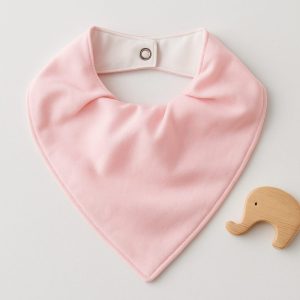 Bandana Impermeável para Bebê - Rosa