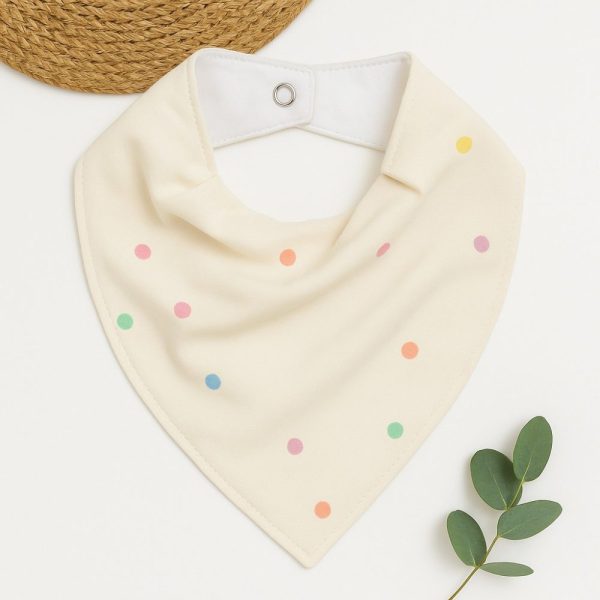 Bandana Impermeável para Bebê - Bolinhas Coloridas