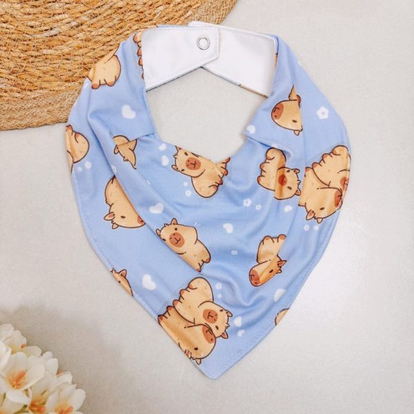 Bandana Impermeável para Bebê - Capivara