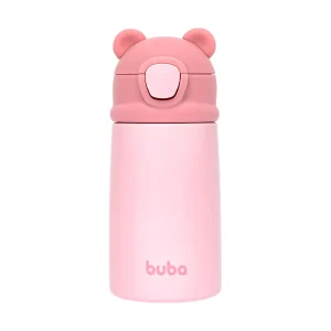 Copo Térmico Parede Dupla – Buba Ursinho Rosa