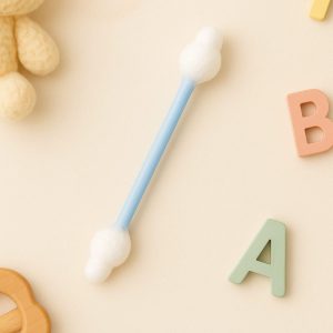 Cotonete Antigerme para Bebê - 48 Unidades