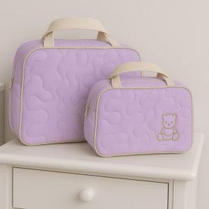 Kit Bolsa Maternidade Lavanda - 2 Peças