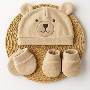 Kit Maternidade Bebê Ursinho Plush - Bege