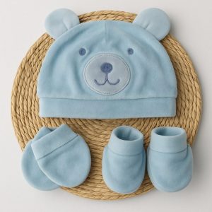 Kit Maternidade Bebê Ursinho Plush - Azul