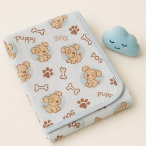 Manta Malha Dupla Baby Com Leve Defeito - Dog Puppy