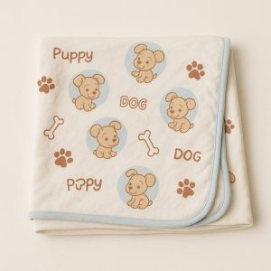 Manta Malha Dupla Baby Com Leve Defeito - Dog Puppy