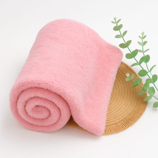 Cobertor Manta Microfibra Antialérgico - Toque Macio Rosa
